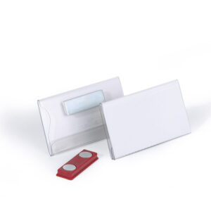 Identificador con iman durable horizontal pvc 40x75 mm