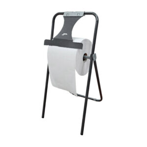 Portabobina industrial jofel metalico suelo con sierra de corte para bobinas de hasta 500 m 850x418x445 mm