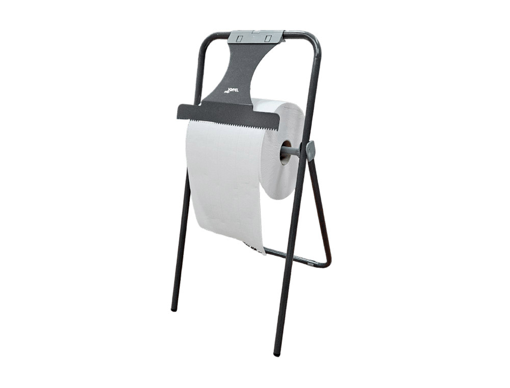 Portabobina industrial jofel metalico suelo con sierra de corte para bobinas de hasta 500 m 850x418x445 mm
