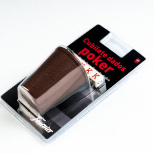Dados poker forunier con cubilete en blister