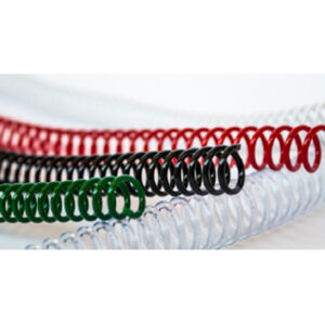 Espiral plastico yosan paso 64 nº16 colores surtidos caja de 50 unidades