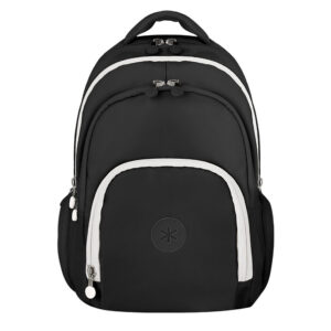 Mochila antartik fusion flex multibolsillo negro 19l 450x180x300 mm