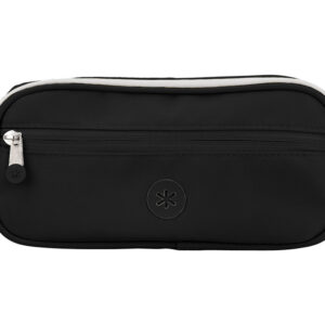 Estuche portatodo antartik fusion flex 3 cremalleras negro compañero mochila 100x60x220 mm