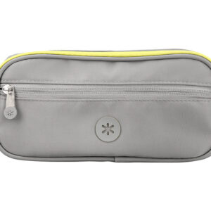 Estuche portatodo antartik fusion flex 3 cremalleras gris compañero mochila 100x60x220 mm