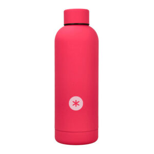 Botella portaliquidos antartik isotermica acero inoxidable libre de bpa color fucsia 500 ml