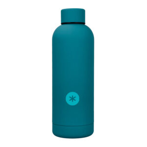 Botella portaliquidos antartik isotermica acero inoxidable libre de bpa color turquesa 500 ml