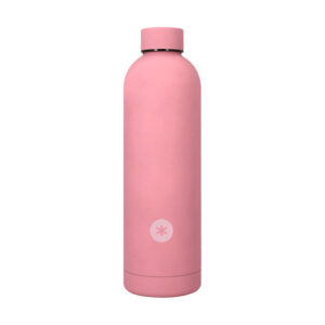 Botella portaliquidos antartik isotermica acero inoxidable libre de bpa color rosa 750 ml