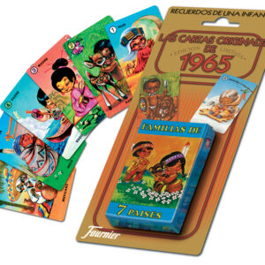 Baraja de cartas fournier infantil familias de 7 paises