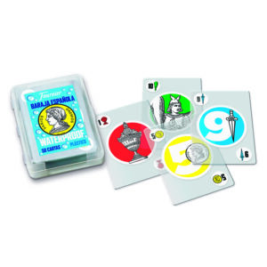 Baraja de cartas fournier waterproof plastico 50 cartas