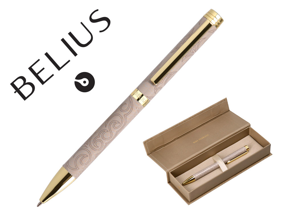 Roller belius wild west aluminio color verde dorado tinta color negro caja de diseño