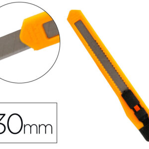 Cuter q-connect plastico estrecho cuchilla 9 mm xd-05