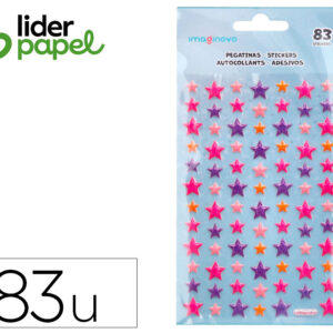 Pegatinas imaginovo estrellas magic dreams con relieve 190x105 mm en blister
