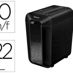 Destructora de documentos fellowes lx65 capacidad 10h seguridad p4 destruye grapas clips y tarjetas