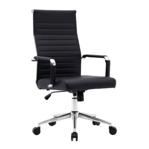 Silla q-connect direccion bosa simil piel base metalica alt max 1130 anc 550 prof 630 mm ruedas premium color negro