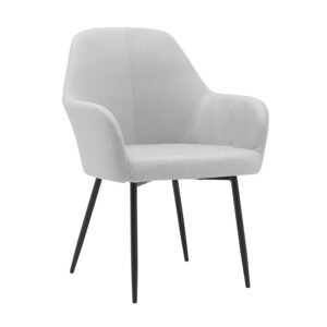 Silla q-connect confidente siemione base metalica alt max 820 anc 570 prof 580 color gris claro