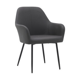 Silla q-connect confidente siemione base metalica alt max 820 anc 570 prof 580 color gris oscuro