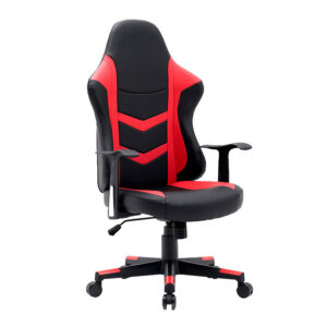 Silla q-connect gaming orvieto simil piel base nylon alt max 1200 anc 650 prof 650 mm ruedas premium negro rojo