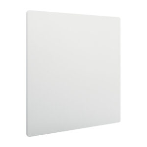 Pizarra blanca nobo modular sin marco acero magnetica 450x450 mm