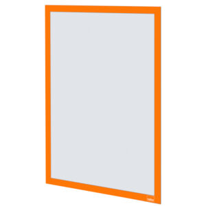 Marco porta anuncios nobo din a3 marco magnetico autoadhesivo color naranja pack de 2 unidades