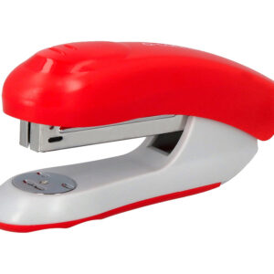 Grapadora q-connect kf14206 plastico abs roja capacidad 20 hojas