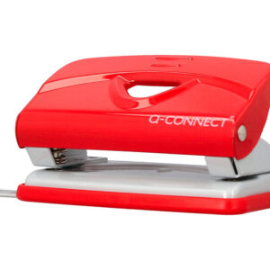 Taladrador q-connect kf14216 rojo abertura 1 mm capacidad 10 hojas