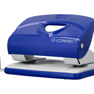 Taladrador q-connect kf14218 azul abertura 2 mm capacidad 20 hojas