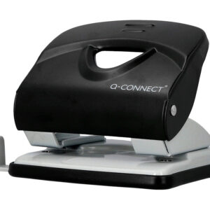 Taladrador q-connect kf14220 negro abertura 2,7 mm capacidad 30 hojas