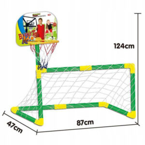 Juego de futbol y baloncesto mjd 2 en 1 +3 años