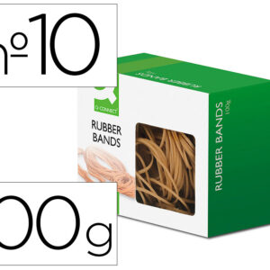 Gomillas elasticas q-connect 100 gr tamaños surtidos