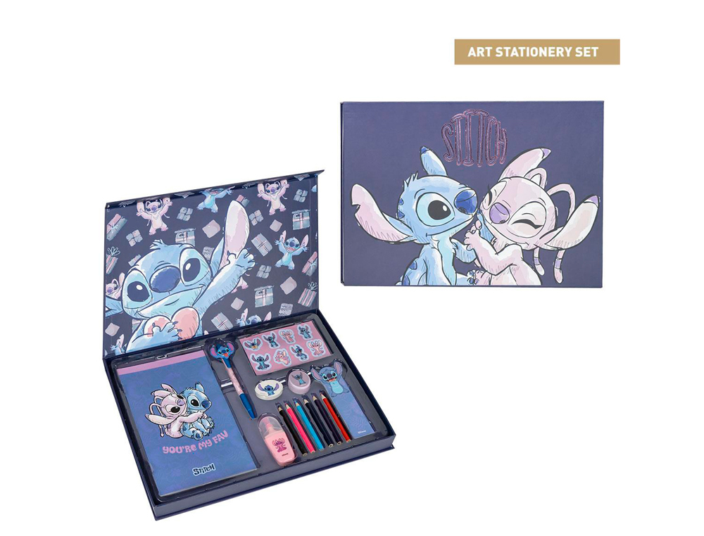 Set de papeleria stitch disney