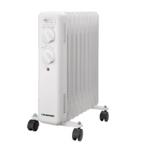 Radiador de aceite blaupunkt 2000w 9 elementos calorificos proteccion sobrecalentamiento con ruedas color blanco