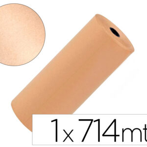 Papel kraft liderpapel marron bobina 1 m x 714 m especial para embalaje peso 50 kg