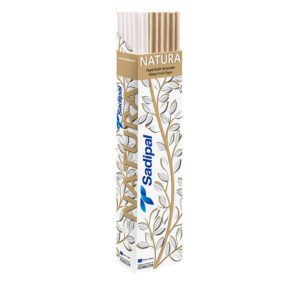Papel kraft sadipal natura 1x3 m gramaje 70 gr expositor de 18 rollos color marron + 6 rollos color