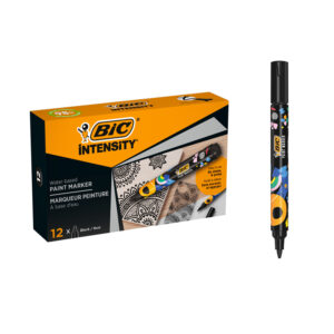 Rotulador bic intensity paint marker color negro