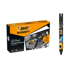 Rotulador bic intensity paint marker color blanco