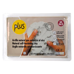 Pasta de modelar sio-2 plus color blanco natural paquete de 1 kg