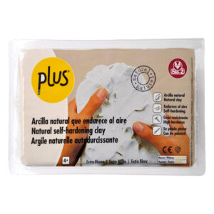 Pasta de modelar sio-2 plus extra color blanco paquete de 1 kg