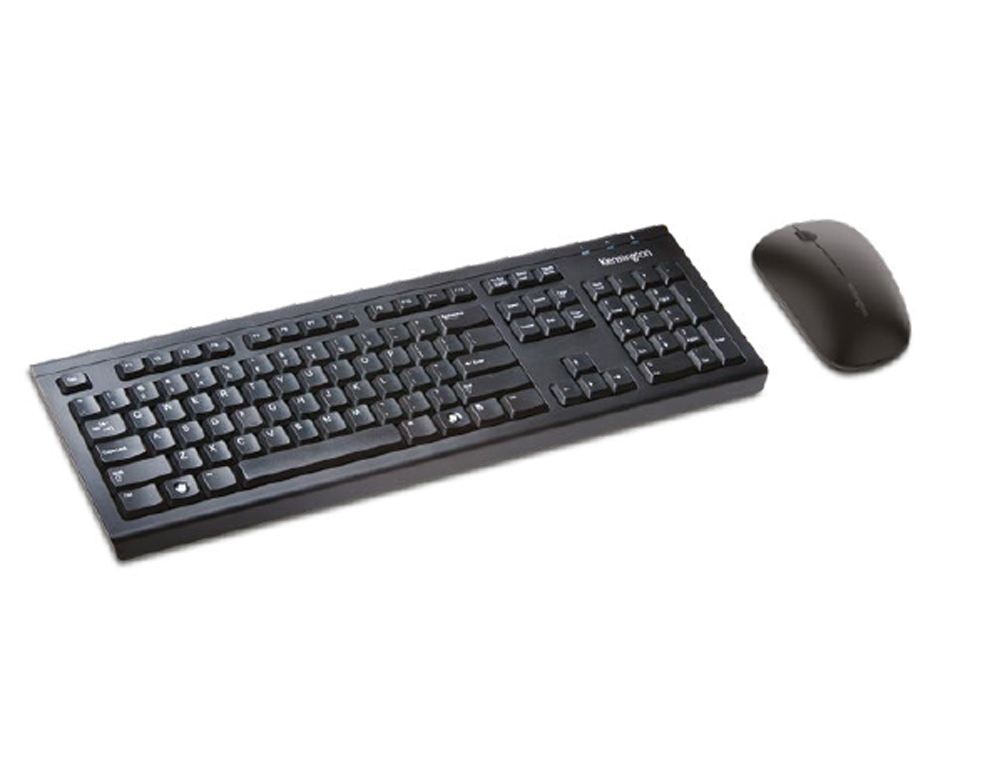 Set teclado y raton kensington km270 eq ecologico inalambrico color negro