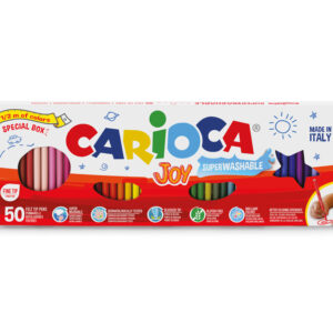 Rotulador carioca joy caja 1/2 metro caja de 50 unidades colores surtidos