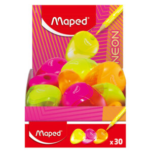 Sacapuntas maped plastico igloo 1 uso neon
