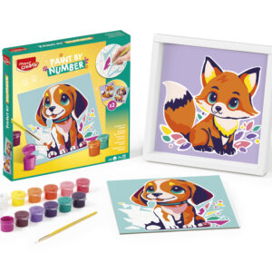Juego maped creativ pinta por numeros perro/zorro