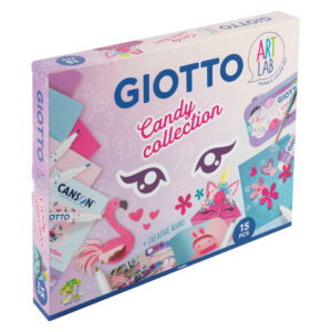 Set creativo giotto art lab candy collection 15 piezas