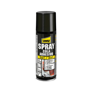 Pegamento uhu spray adhesivo 3 en 1 permanente bote de 200 ml