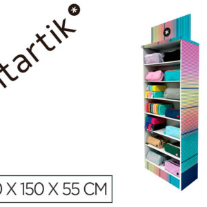 Estuche portatodo antartik expositor de suelo carton con 116 unidades surtidas 30x150x55 cm