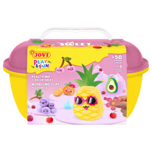 Juego jovi play&fun plastilina cofre sweet