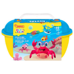 Juego jovi play&fun plastilina cofre splash