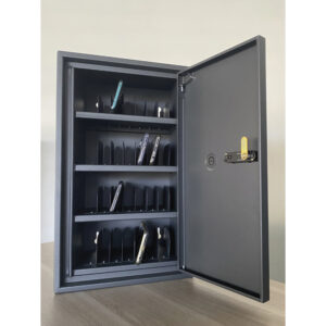 Armario metalico iorder 32 moviles cerradura con combinacion color gris