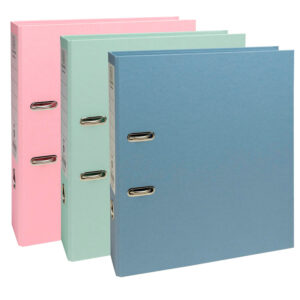 Archivador de palanca exacompta autentik carton reciclado din a4+ lomo 80 mm colores surtidos