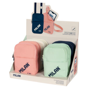 Bolso bandolera milan 430 since 1918 pequeño expositor de 12 unidades colores surtidos