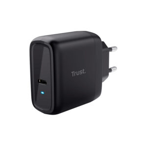 Cargador de pared trust maxo universal 65w usb-c color negro